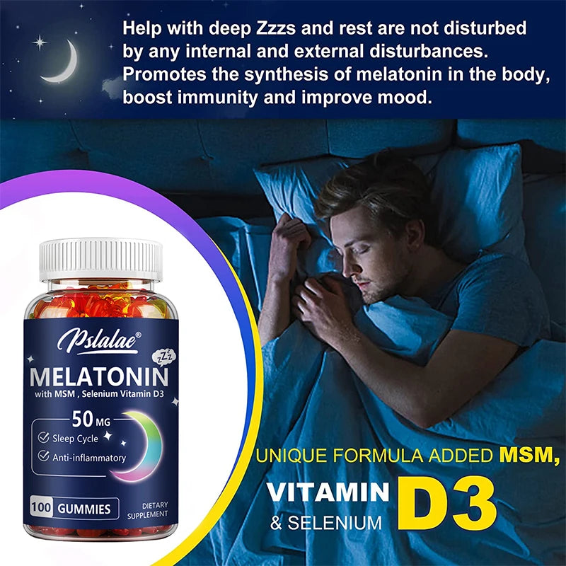 DreamVault™ 50mg Melatonin Gummies
