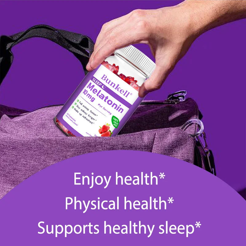 Melatonin Gummies 10 mg – Natural Sleep & Immune Support (60 Gummies)