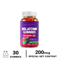 Melatonin Gummies 20 mg – Fall Asleep Naturally, Fight Insomnia, Boost Immunity & Improve Rest Quality