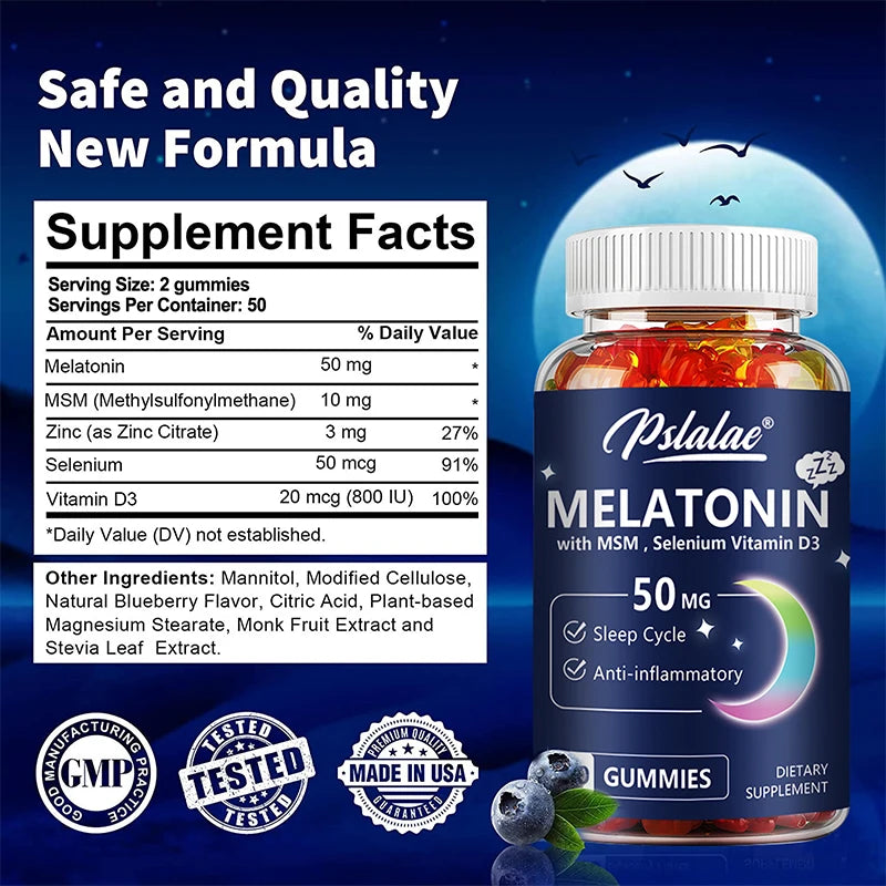 DreamVault™ 50mg Melatonin Gummies