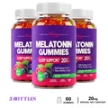 Melatonin Gummies 20 mg – Fall Asleep Naturally, Fight Insomnia, Boost Immunity & Improve Rest Quality